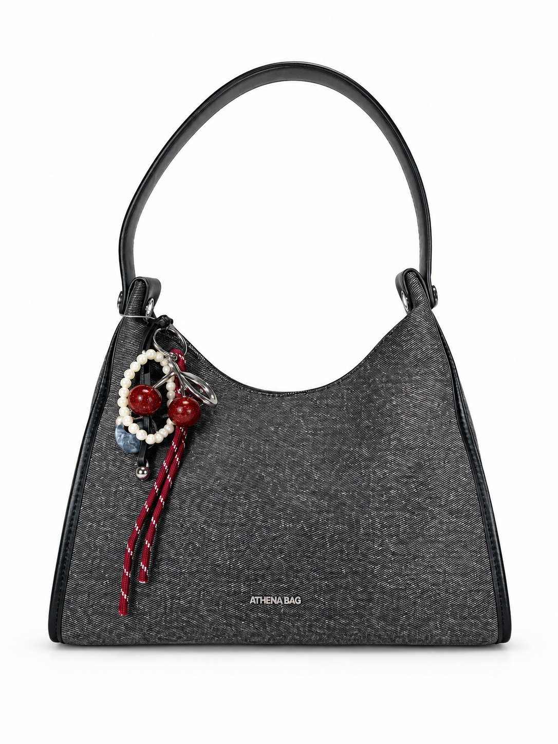 Cartera Baguette Denim - Athena Bag