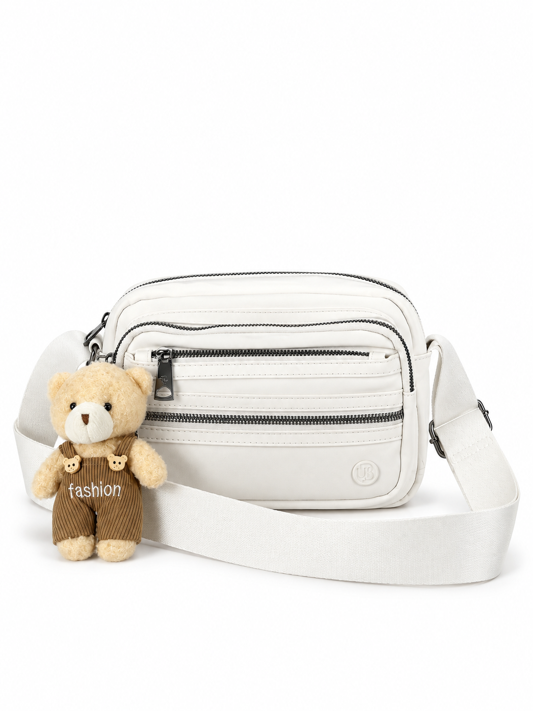 Morral Bandolera con Correa Ajustable y Múltiples Bolsillos